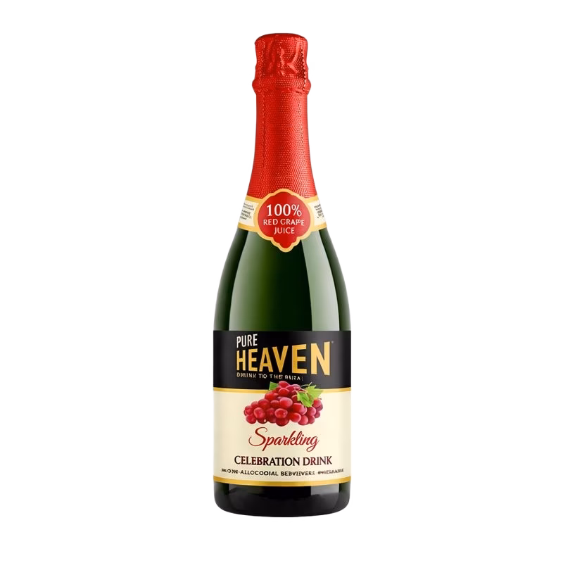 Pure Heaven Sparkling Celebration Drink Red Grape 75cl
